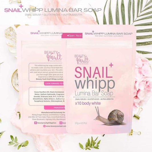 Snail Whipp Lumina Bar Soap With Snail Serum, 120G