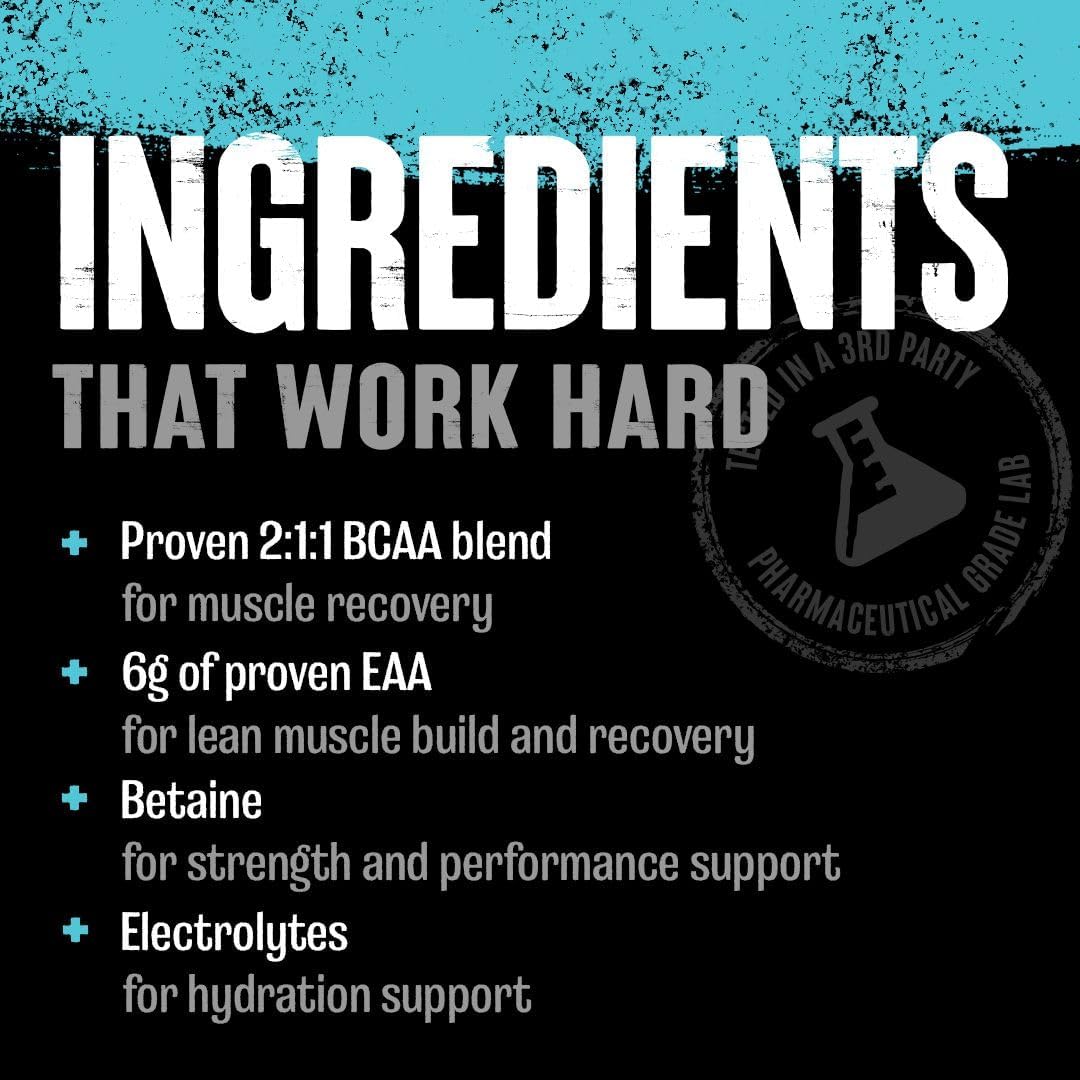 Animal Juiced Amino Acids - BCAA/EAA Matrix Plus Hydration with Electrolytes and Sea Salt Anytime Recovery and Improved Performance - 30 Servings : Health & Household