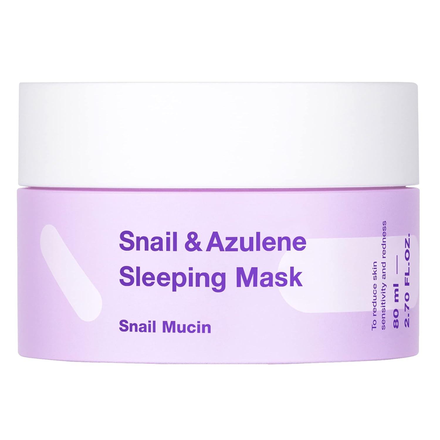 Tiam Snail&Azulene Sleeping Mask, Snail Cream, Hydrating Cream For Face With Snail Secretion Filtrate, Repair Damaged Skin, Snail Mucin, Sensitive Skin, 2.7 Fl.Oz