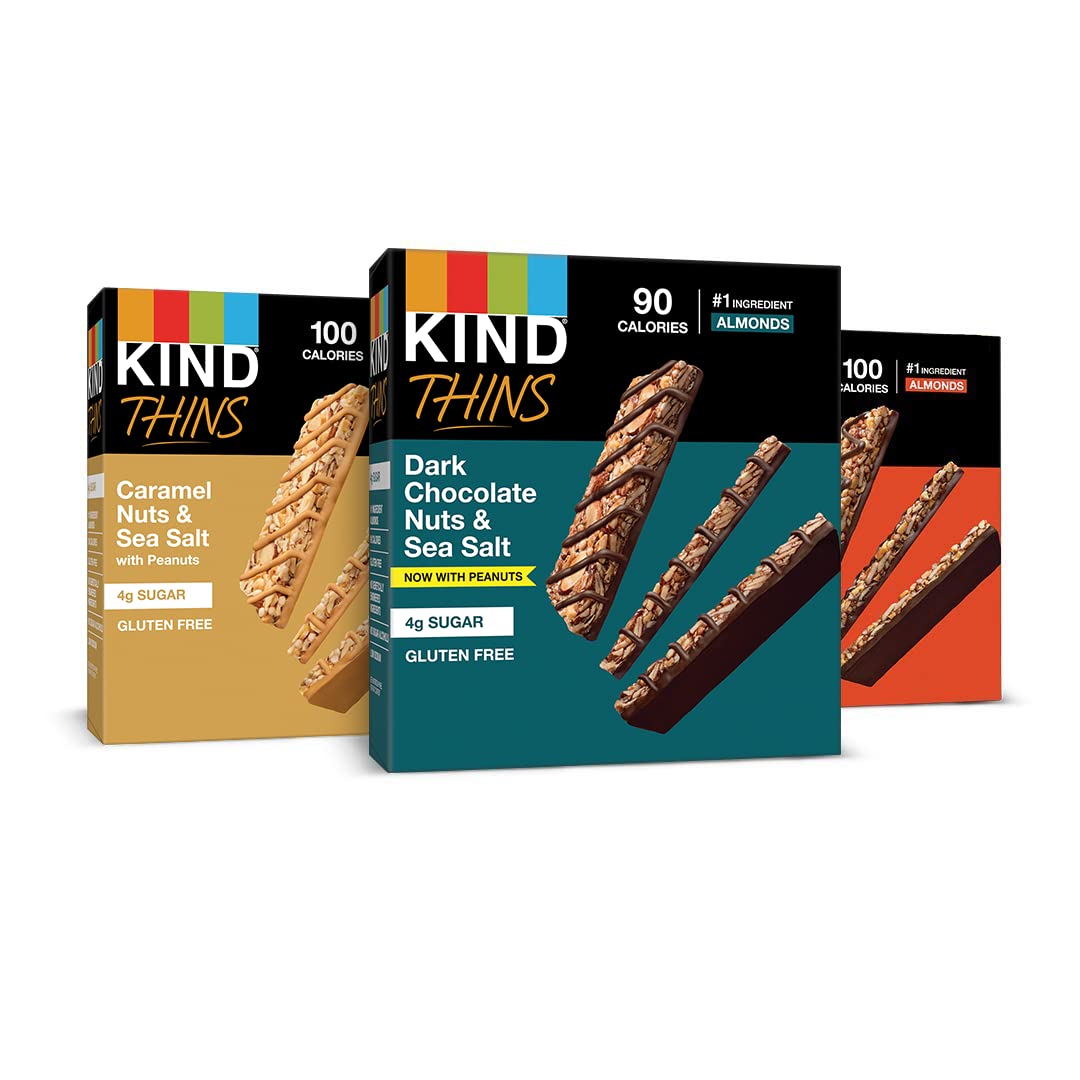 Kind Thins, Variety Pack, Gluten Free, 100 Calorie, 30 Count