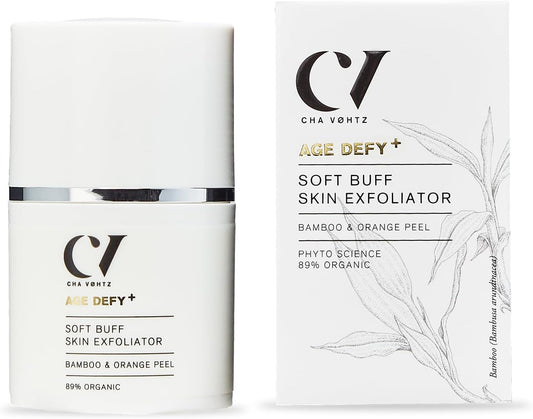 Green People Age Defy+ Soft Buff Exfoliator - Suitable For Mature Skin - Paraben Free - Cruelty Free, 30Ml
