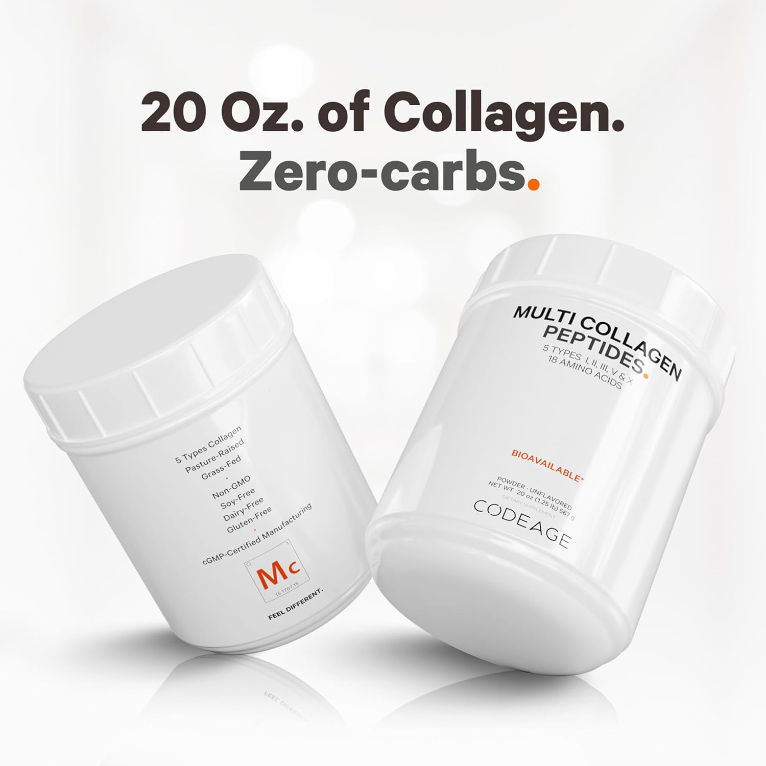 Codeage Multi Collagen Protein Capsules & Powder Peptides + Women’s Daily Multivitamin Bundle, 25+ Multivitamins & Minerals, Omega-3, Enzymes, Probiotics, Vitamin C, Zinc, Biotin, Non-GMO Supplement : Health & Household