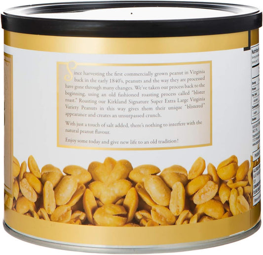 Kirkland Signature Super Extra-Large Roasted & Salted Peanuts, 1.13Kg