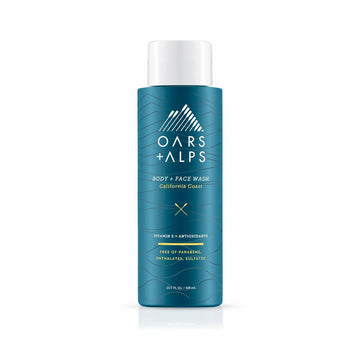 Oars + Alps Men's Moisturizing Body and Face Wash, Skin Care Infused with Vitamin E and Antioxidants, Sulfate Free, California Coast, 1 Pack
