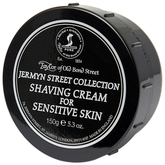 Taylor Of Old Bond Street Jermyn Street Luxury Shaving Cream For Sensitive Skin, 5.3-Ounce 01014