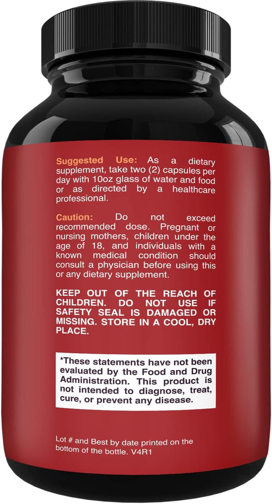 Tribulus Terrestris Extract Energy Booster - Tribulus Terrestris for Men and Women and Natural Pre Workout Supplement for Men and Women - Bodybuilding Supplements for Muscle Growth and Muscle Mass