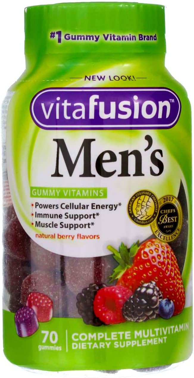 Vitafusion Mens Gummy Vitamins, 70 Count (3)