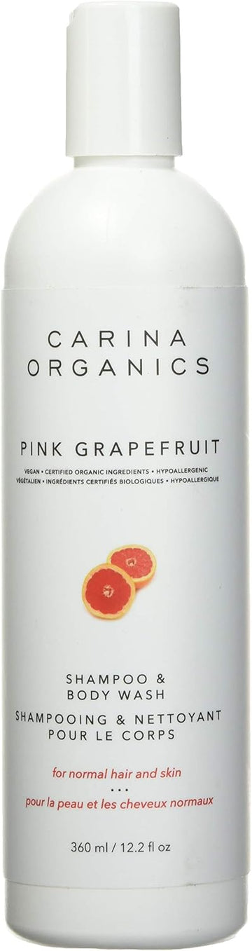 Carina Organics Pink Grapefruit Shampoo & Body Wash