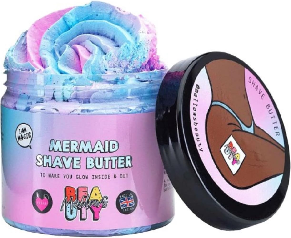 Mallows Beauty – Mermaid Shave Butter – 100g : Amazon.co.uk: Health & Personal Care