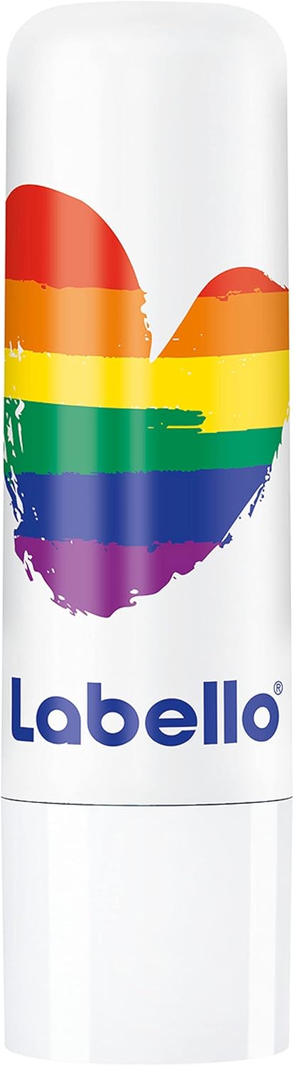 Labello Pride Kiss Edition Lip Balm Stick For 24-Hour Care And Intensive Moisture, Lip Care With Shea Butter For All Lips And All Kisses (4.8 G)