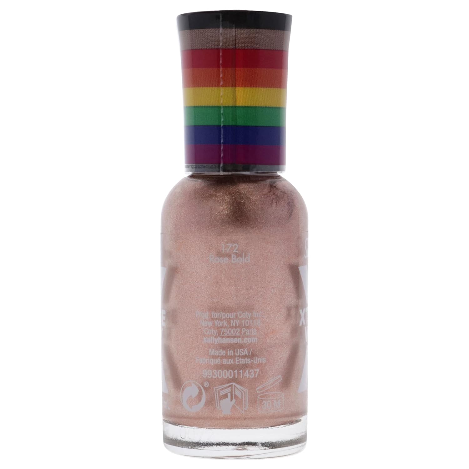 Sally Hansen Pride Rose Bold - Ecommerce, 0.4 Fl Oz (99350069520) : Beauty & Personal Care