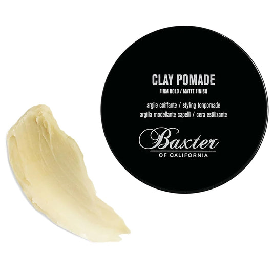 Baxter of California Clay Pomade Firm Hold / Matte Finish Hair Pomade for Men and Women, Perfect for Texturizing Straight or Wavy Hair - 2 Ounces