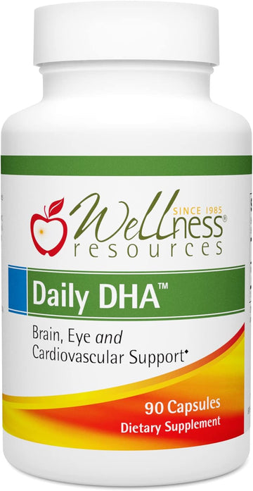 Wellness Resources Daily DHA - Highest Potency & Purity DHA Fish Oil i