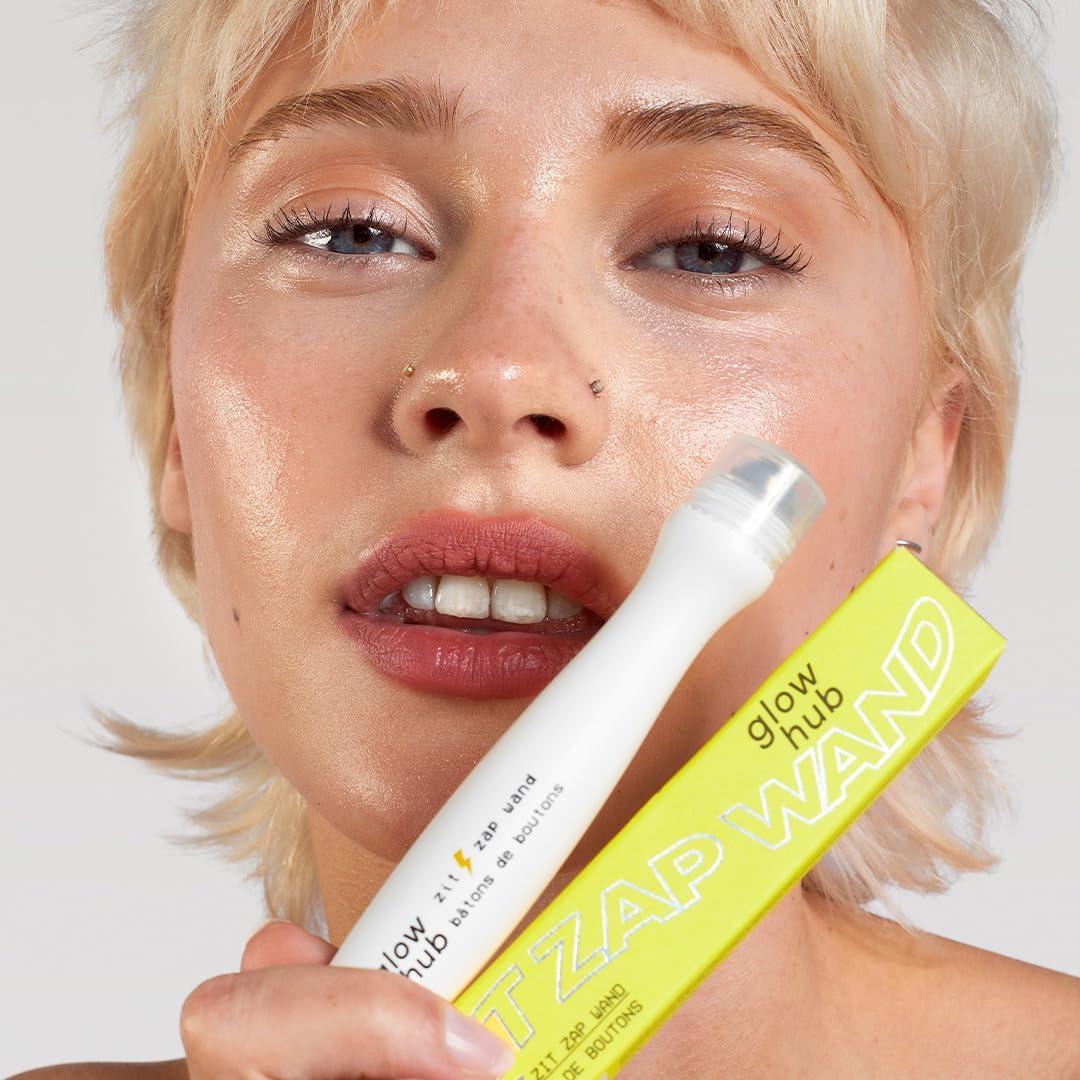 Glow Hub Zit Zap Wand Spot Treatment with Salicylic Acid and Tea Tree for Blemish Prone Skin 15ml : Amazon.co.uk: Beauty