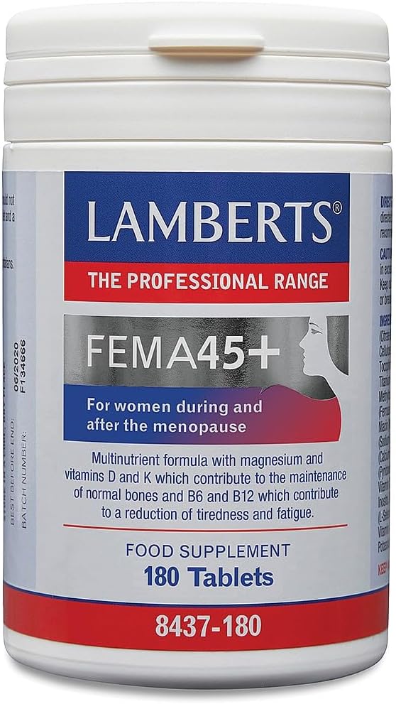 Lamberts Fema45+ - 180 Tablets - Comprehensive Multivitamin For Women Over 45