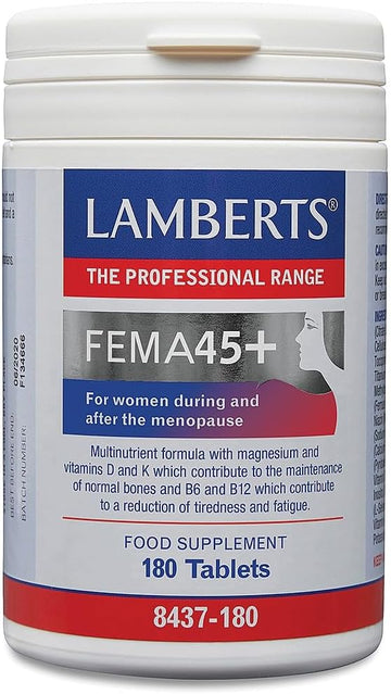 Lamberts Fema45+ - 180 Tablets - Comprehensive Multivitamin For Women Over 45