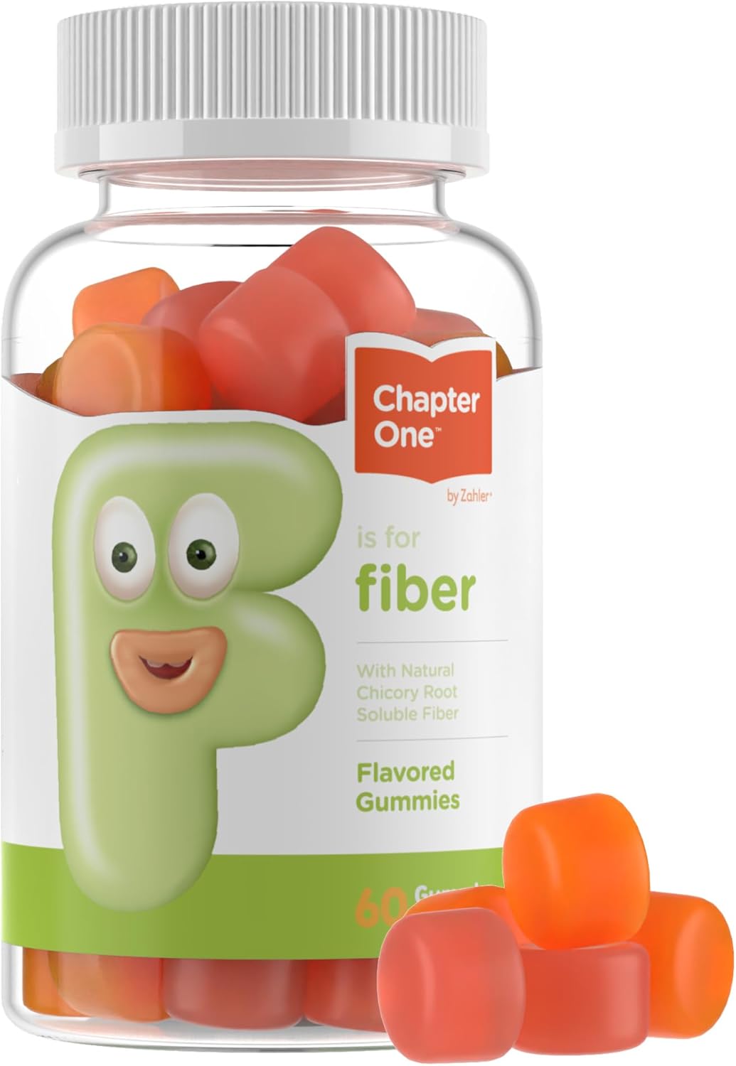 Zahler - Fiber Gummies For Adults & Kids (60 Count) Certified Kosher Adult & Kids Fiber Gummy Chews For Digestion Support, Healthy Regularity & Overall Health - Chewable Children'S Fiber Supplements