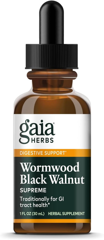 Gaia Herbs Wormwood Black Walnut Supreme, 1 Fl Oz (30 Ml)
