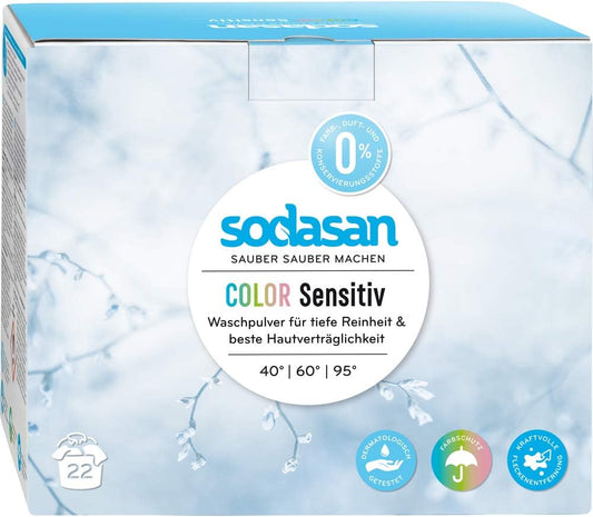 Sodasan Bio Comfort Sensitive Washing Powder (6 X 1.20 Kg)