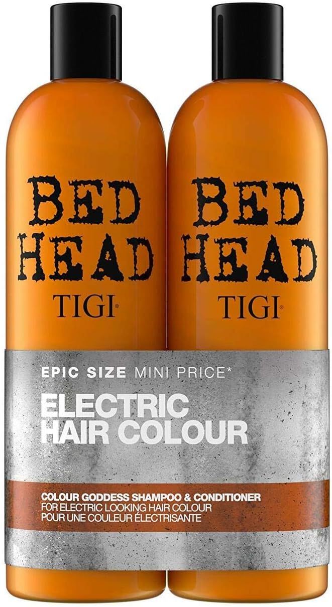 Tigi Bed Head Color Goddess Duo Pack For Colored Hair (Shampoo 750Ml And Conditioner 750Ml)