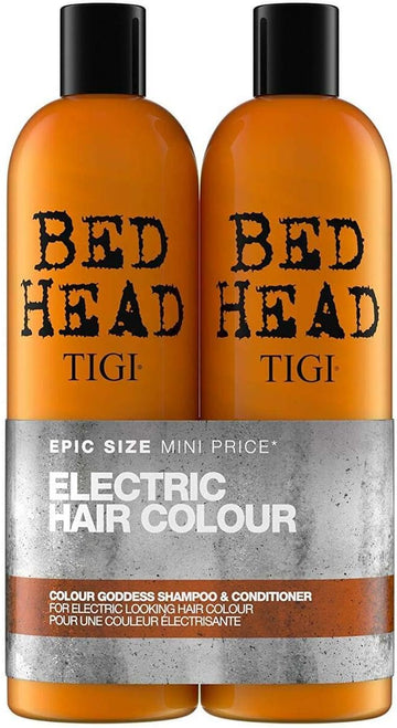 Tigi Bed Head Color Goddess Duo Pack For Colored Hair (Shampoo 750Ml And Conditioner 750Ml)