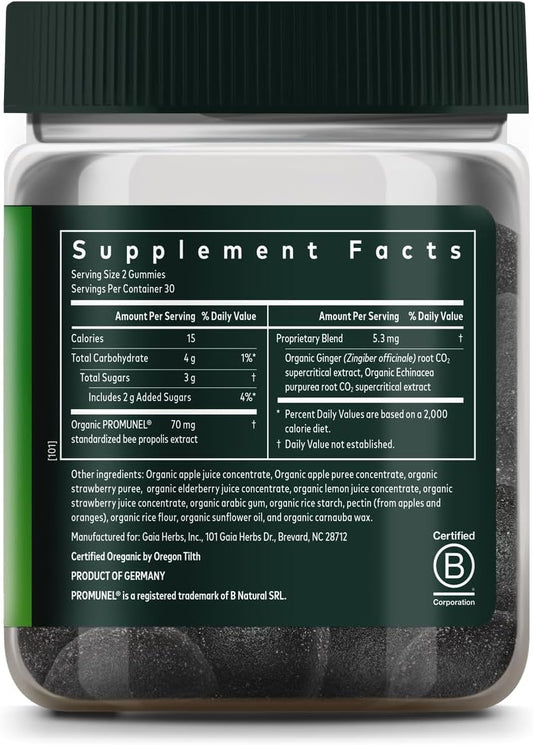 Gaia Herbs Herbal Immune Support Gummies, 40 CT
