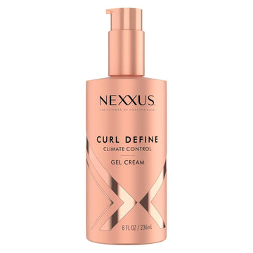 Nexxus Climate Control Gel Cream Curl Define For Cashmere Curls, With Styleprotect Technology 8 Oz