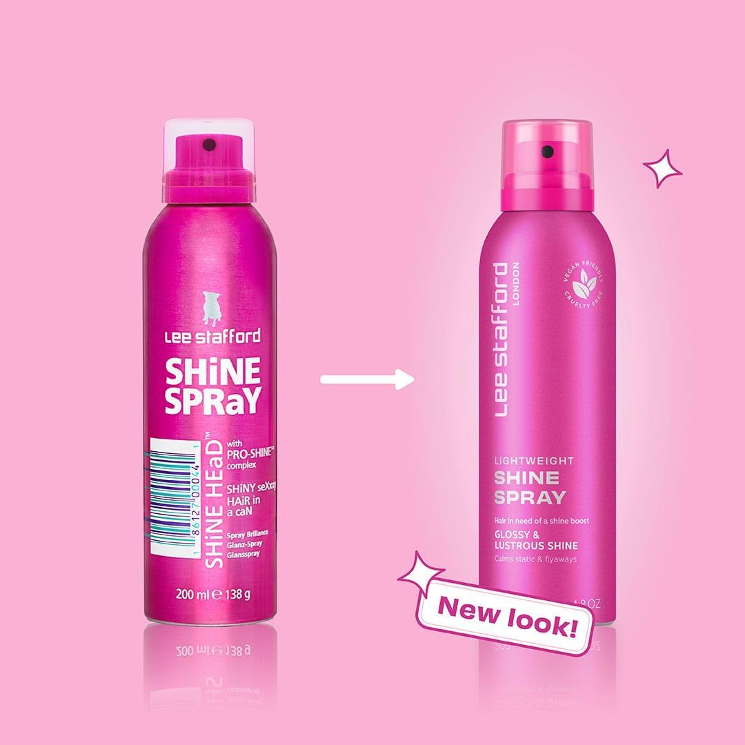 Lee Stafford Shine Hair Spray | Styling Collection - Lightweight Smoothing Gloss Mist for Shiny, Anti Frizz Static Hair, Humidity Control & Protect from Heat, for Men & Women, 200 ml : Amazon.co.uk: Beauty