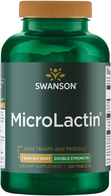 Swanson Microlactin Double Strength 1000 Milligrams 120 Tabs