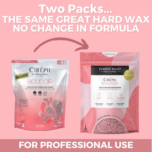 Cirepil - Boudoir - 800G / 28.22 Oz Wax Beads Bag - Sweet Fragrance - Allergen-Free - Specially Formulated For Short, Coarse Hair