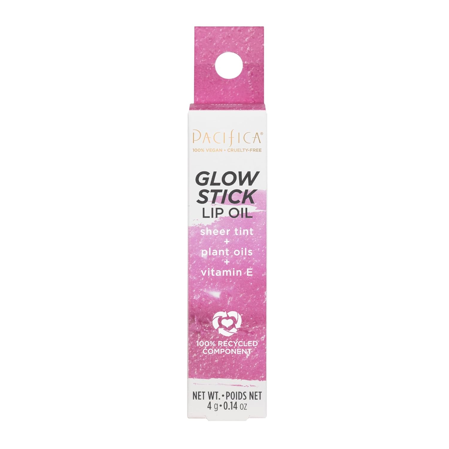 Pacifica Beauty Glow Stick Lip Oil, Sheer Hint of Color, Lip Tint, Moisturize, Nourish, Hydrating, Glossy, Vitamin E, Tinted Lip Balm, Soft Lips, Vegan, Sunrise, 0.14 oz (1 Count) : Beauty & Personal Care