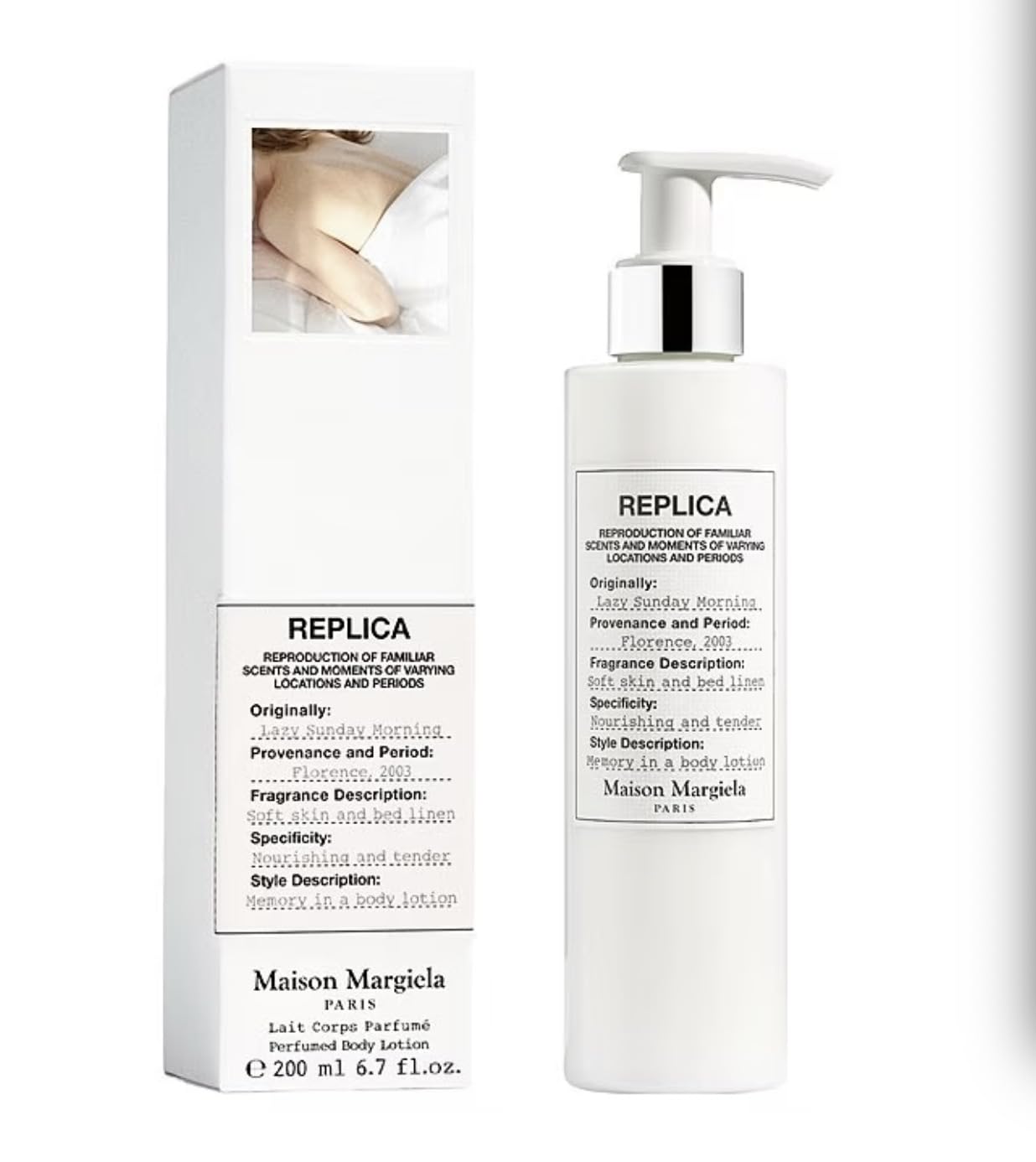 Maison Margiela Replica Lazy Sunday Morning Body Lotion 6.7Oz 200Ml : Beauty & Personal Care