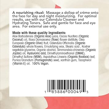 Bodyceuticals Bioactive Calendula + Dmae Ultimate Repair Face Cream – With Hyaluronic Acid, Rooibos & Rose – Moisturizer For Normal To Dry Skin – Vegan, Non-Gmo, Gluten-Free, Soy-Free – 2 Oz : Beauty & Personal Care