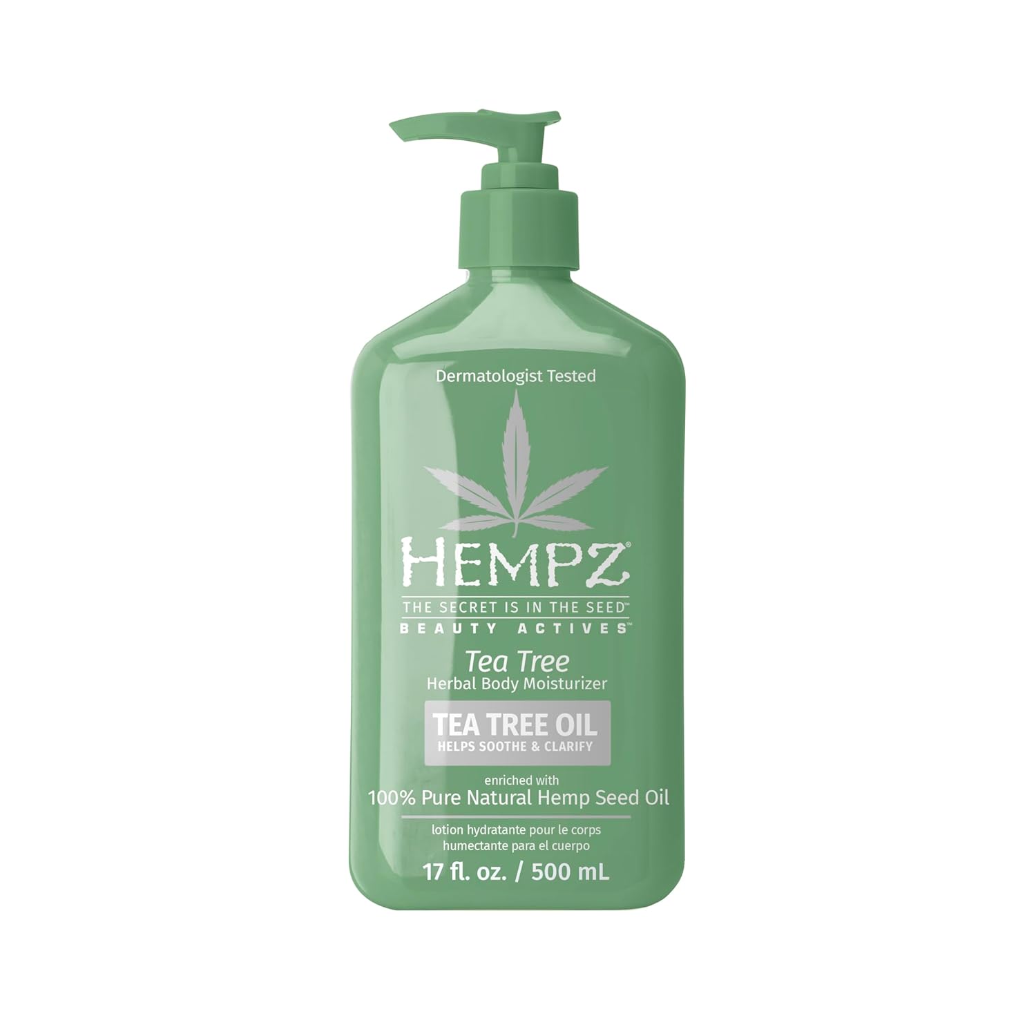 Hempz Tea Tree Herbal Body Moisturizer 17 Oz