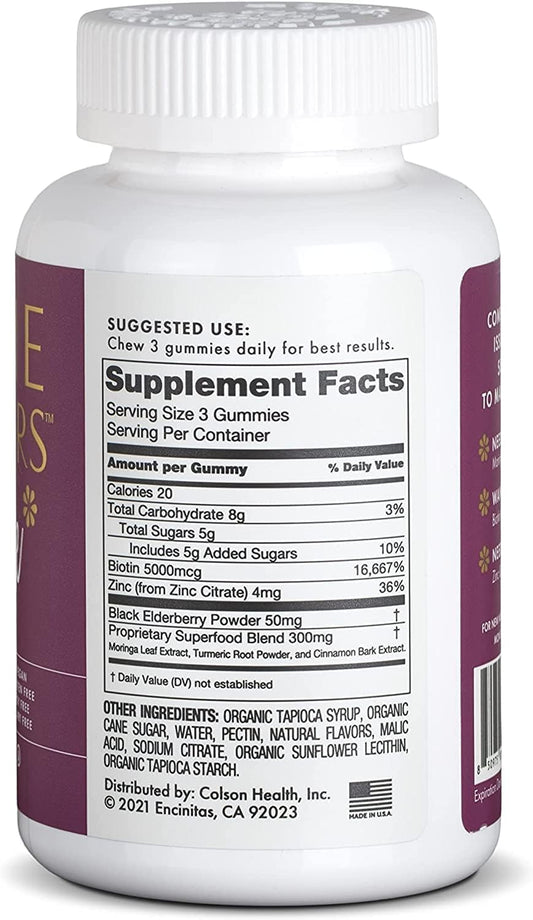 Boobie Bears Lactation Support Gummies | Helps As Milk Supply Booster & Supports Immune Health & Hair Growth | Breastfeeding Supplements With Zinc & Elderberry For Milk Supply Increase, 60 Count