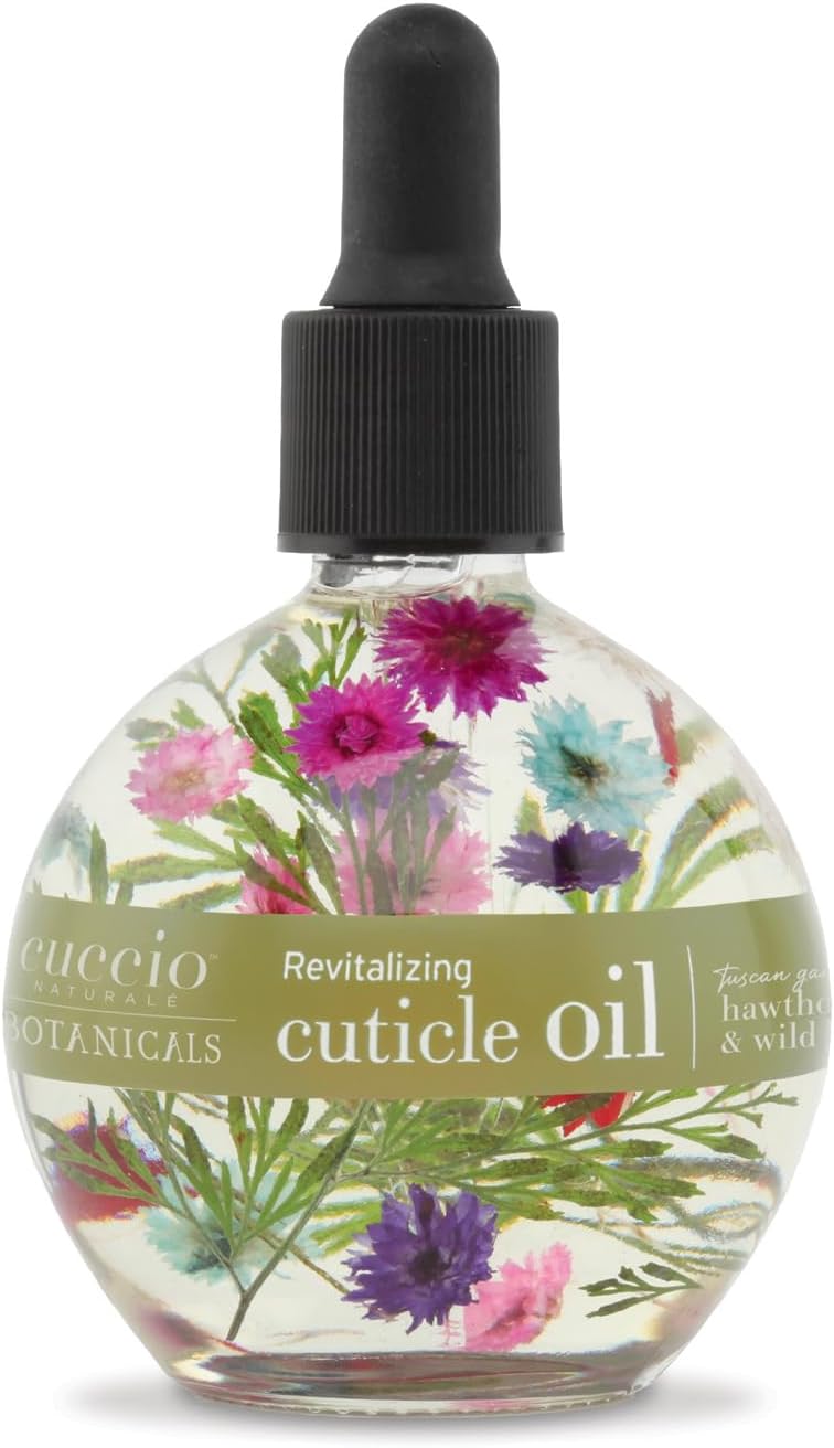Cuccio Naturale Italian Garden Collection Revitalizing Cuticle Oil – Tuscan Garden With Hawthorn & Wild Daisy – Hydrating And Nourishing Cuticle Oil For Stronger, Healthier Nails – 2.1 Oz