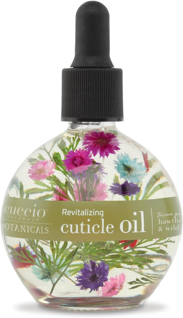 Cuccio Naturale Italian Garden Collection Revitalizing Cuticle Oil – Tuscan Garden With Hawthorn & Wild Daisy – Hydrating And Nourishing Cuticle Oil For Stronger, Healthier Nails – 2.1 Oz
