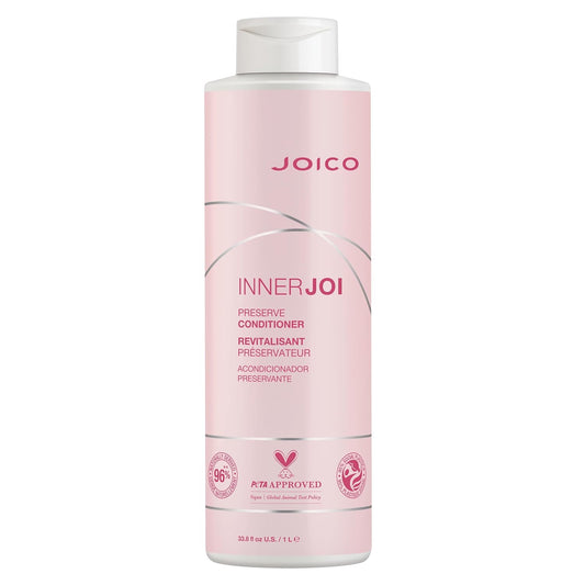 Joico Innerjoi Preserve Conditioner | For Color-Protection & Shine | For Color-Treated Hair | Sulfate & Paraben Free | Naturally-Derived Vegan Formula