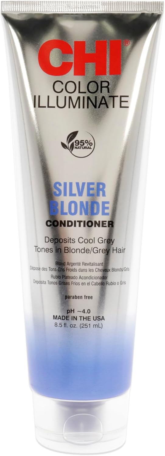 Chi Ionic Color Illuminate Conditioner - Red Auburn, Color Enhancing Conditioner, 251 Ml