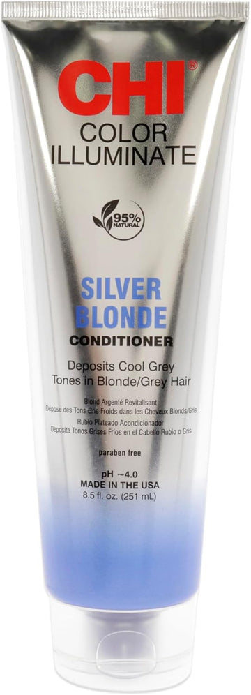 Chi Ionic Color Illuminate Conditioner - Red Auburn, Color Enhancing Conditioner, 251 Ml