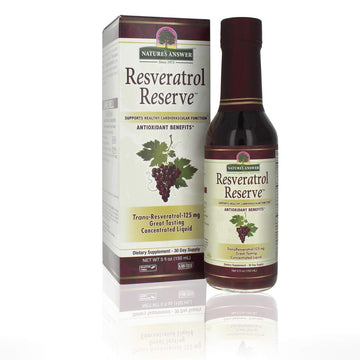 Nature'S Answer Alcohol-Free Resveratrol Reserve 5 Concentrated Liq | Packed With Antioxidants | Promotes Overall Well-Being | Immune System Support | Single Count