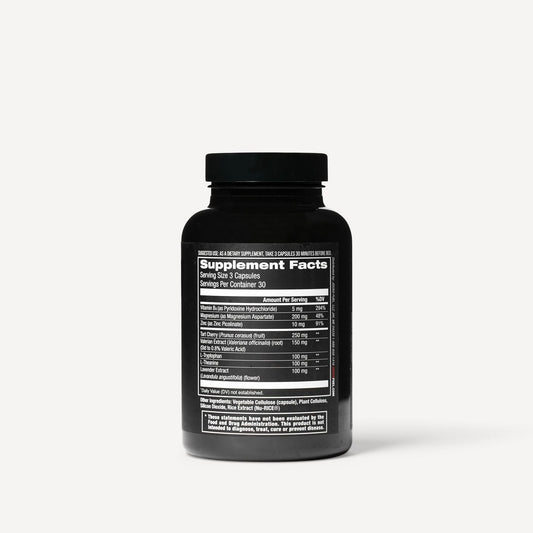 Jocko Fuel Good Night Natural Sleep Aid For Adults - Sleeping Pills For Rest & Recovery, Non-Habit Forming With Magnesium, Lavender & Valerian Root (90 Capsules)