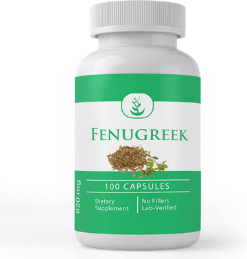 Pure Original Ingredients Fenugreek Seed, (100 Capsules) Always Pure, No Additives Or Fillers, Lab Verified