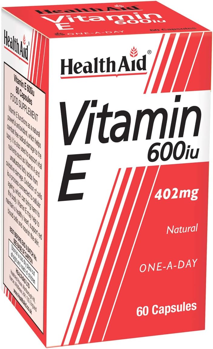 Healthaid Vitamin E 600Iu - 60 Capsules