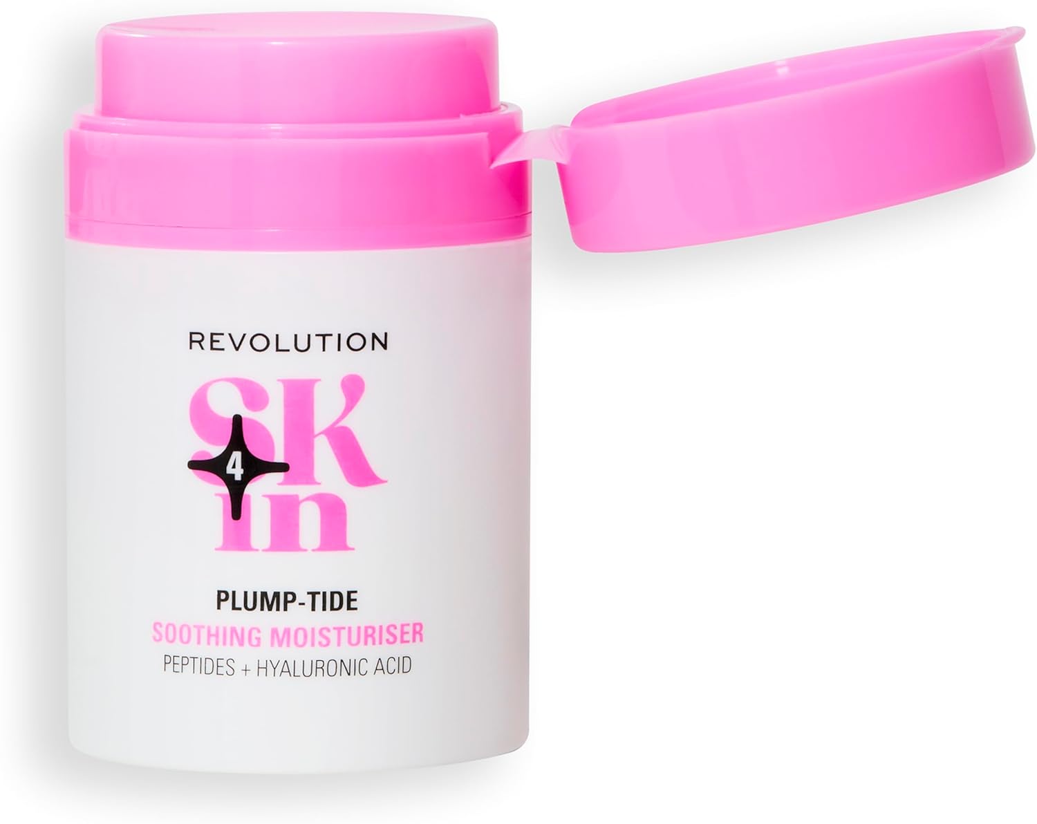 Revolution Skin, Plump-Tide Peptide & Hyaluronic Acid Soothing Moisturiser, Calming Face Cream, Vegan & Cruelty-Free, 50ml : Amazon.co.uk: Beauty