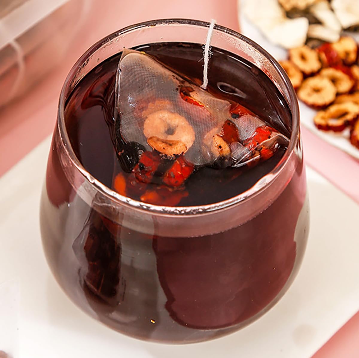 Ginseng Five Treasures Tea - Kidney Tea Wubao Tea Ginseng Red Date Natural Chinese Herbal Tea For Men Women 8.81Oz (250G/10G X25Pc) (2 Bag(50Pc)) : Grocery & Gourmet Food