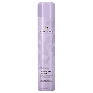 Pureology Style + Protect Lock It Down Hairspray for Color-Treated Hair, Maximum Hold, 11 Ounce