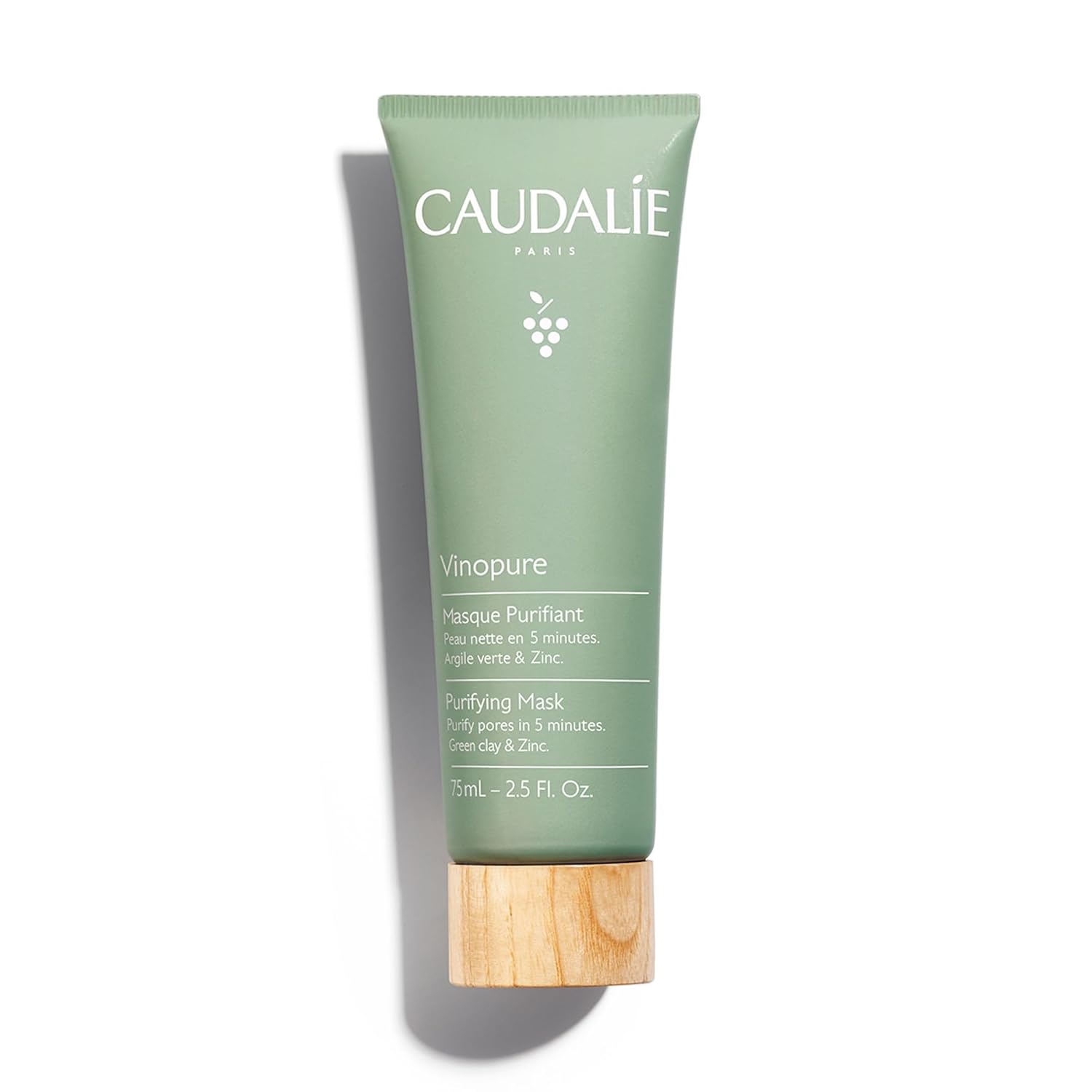 Caudalie Vinopure Purifying Clay Mask - Purifies Pores In 5 Minutes