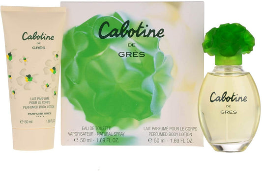 Parfum Gres Cabotine 50Ml Body Lotion, Poch Voy And Edt For Women Gift Set 50 Ml : Beauty & Personal Care