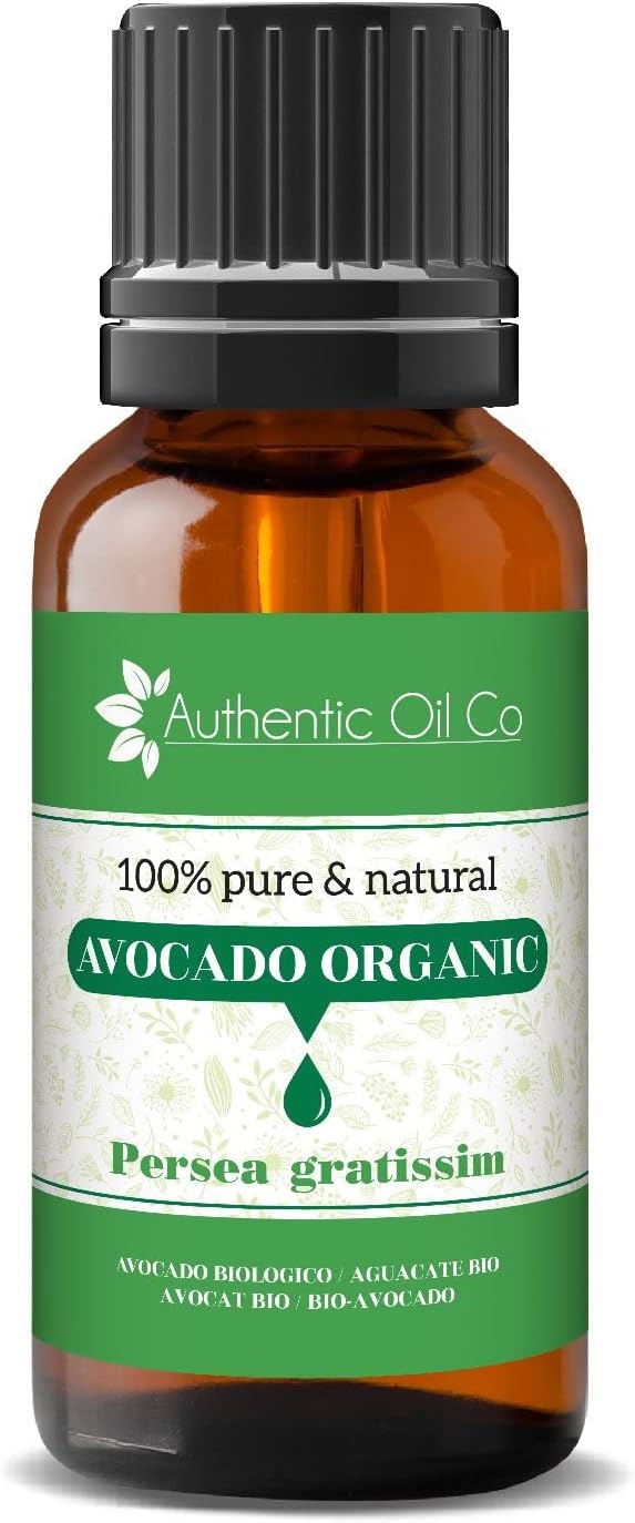 Avocado Oil Organic 100% Pure And Natural Cold Pressed Vegan Friendly Cruelty Free Cold Pressed, 10Ml